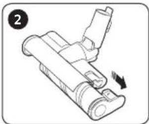 Technical line drawing of a mechanical device with a rotating shaft and housing (no text or symbols)