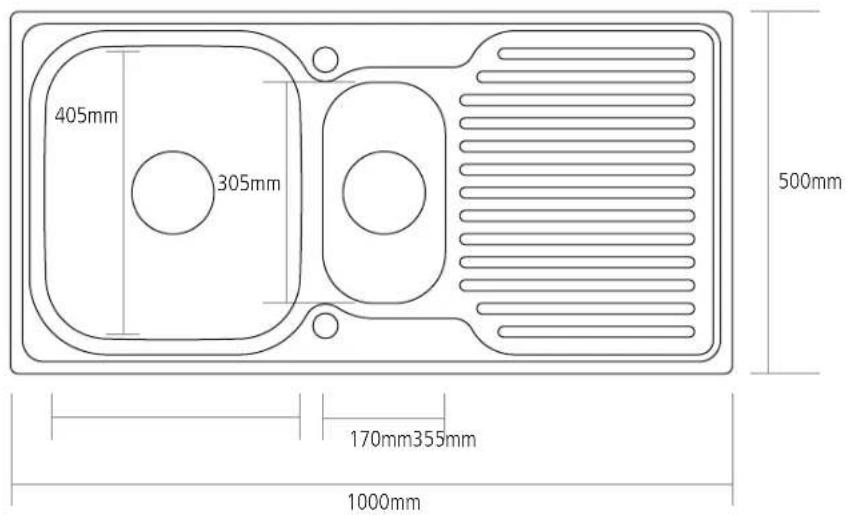 405mm 305mm 500mm 170mm355mm 1000mm