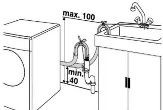 BEKO WRS 45P1 BWW - ШАГ 6. Слив воды - 2