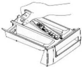 BEKO WRS 45P1 BWW - Чистка распределителя моющих средств - 1