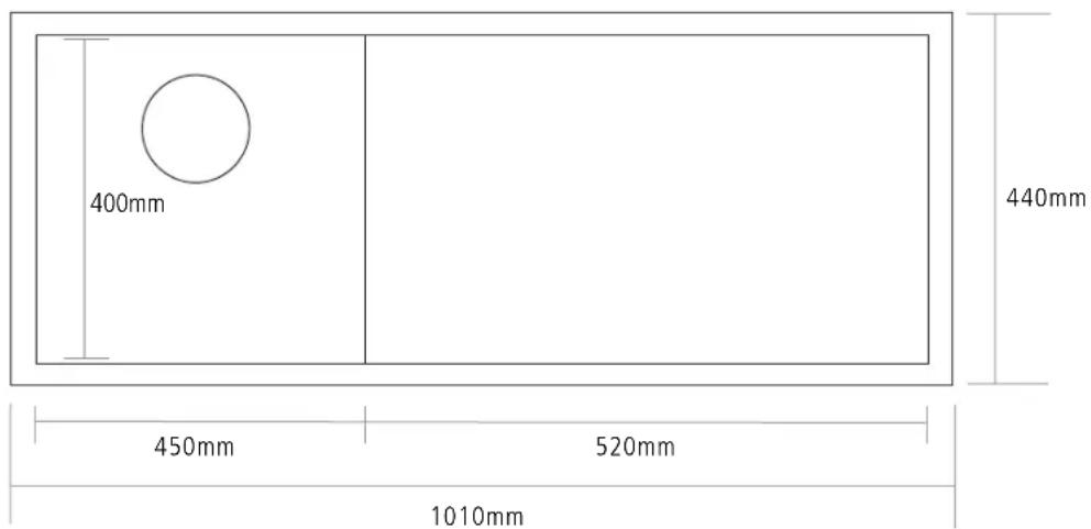 400mm 440mm 450mm 520mm 1010mm