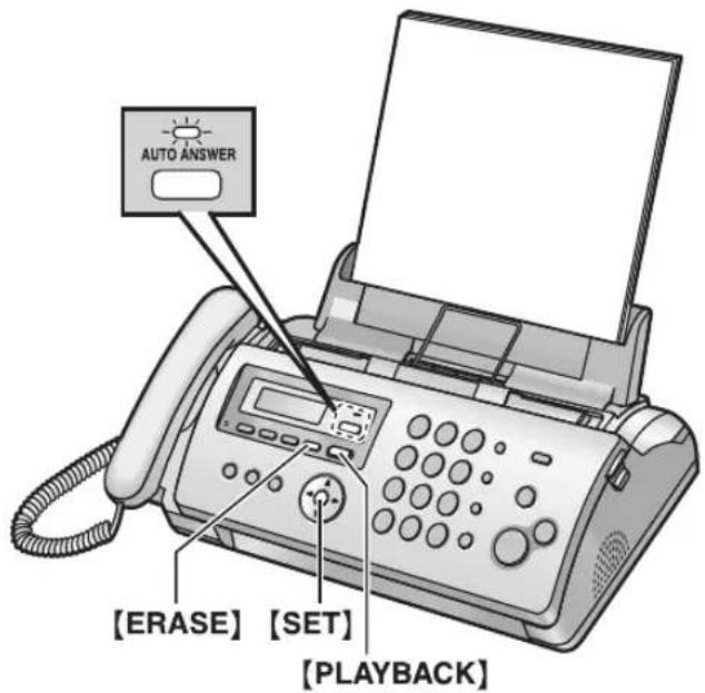 PANASONIC KX-FP206CX - Reproduciranje poruka - 1