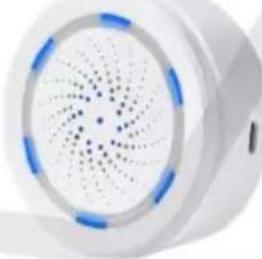 MK Floria MKF-TSW150 - MKF-Tuya Smart WiFi senzor teploty a vlhkosti + siréna - 1