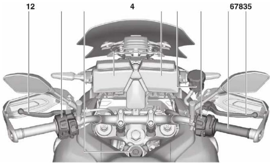 YAMAHA TRACER 9 (2023) - Kontrole i instrumenti - 1