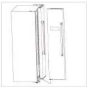 DEXP RF-MN520HA/W - Снятие двери - 4
