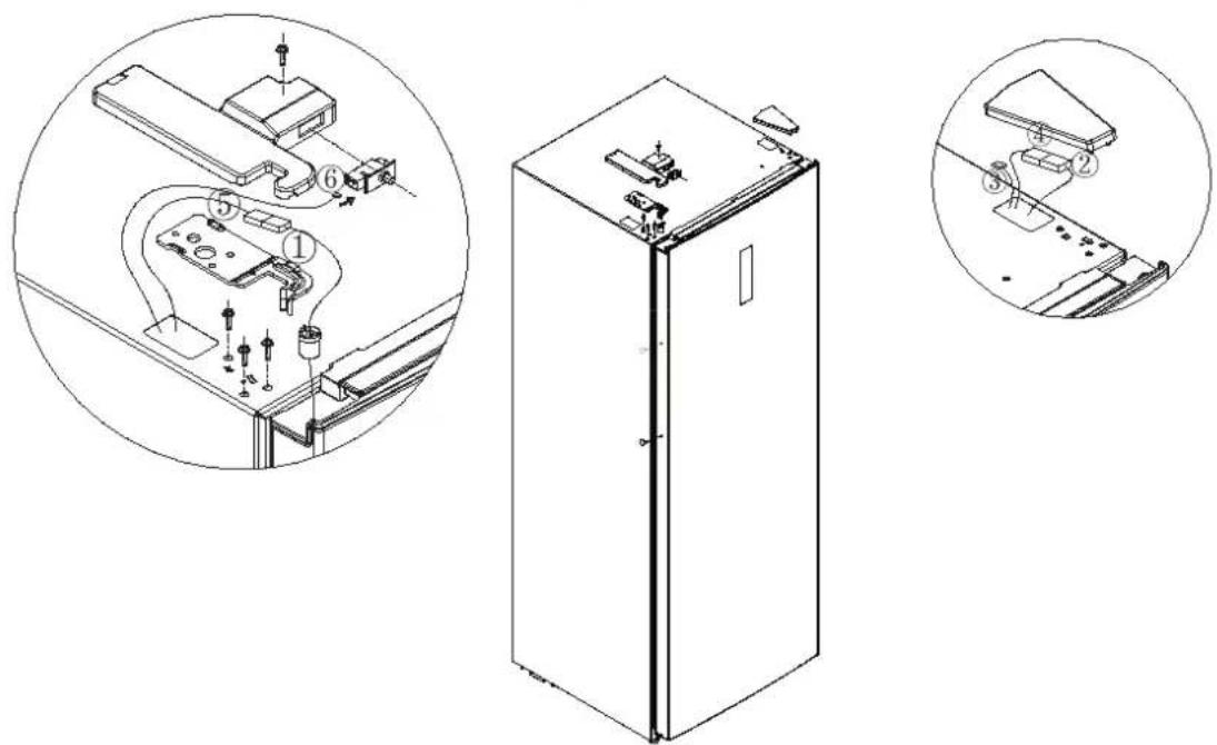 DEXP SF230M - Изменение направления открытия двери - 2