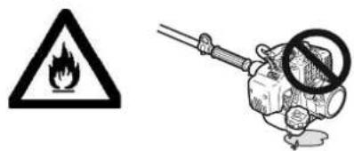 Warning symbol and hazard symbol for a vehicle accident, indicating no hazard or absence of fire
