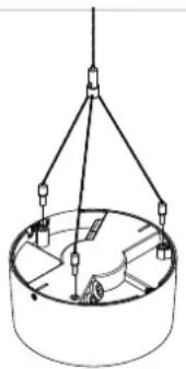 Audac CSK100 - CSK100 PENDANT CEILING SUSPENSION KIT FOR NELO SERIES - 3