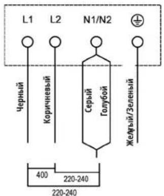 LERAN EIH 6622 BV - Подключение варочной панели к сети электропитания - 4
