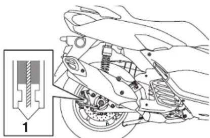 YAMAHA NMAX 125 (2024) - Provjera pločica prednje i stražnje kočnice - 1