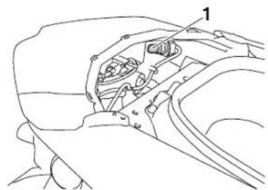 YAMAHA NMAX 125 (2024) - Zamjena žarulje stražnjeg po- kazivača smjera - 4