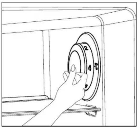 BEKO RDNE505K30XPN - Gumb za nastavitev temperature - 1