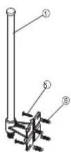 D-LINK ANT70-0800 - Dual-Band Omni-Directional Antenna - 7