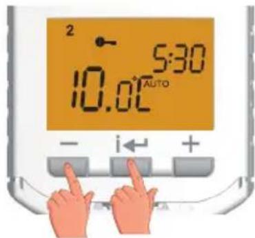 2 5:30 10.0°C AUTO - i +