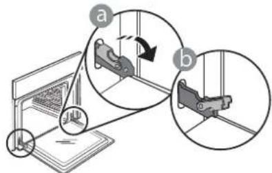 Diagram illustrating a mechanical assembly or mounting process with labeled components and directional arrows