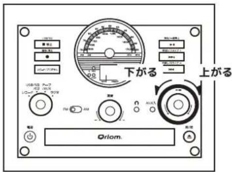 Yamazen MRP-M100CR - 音量を調節するには - 1