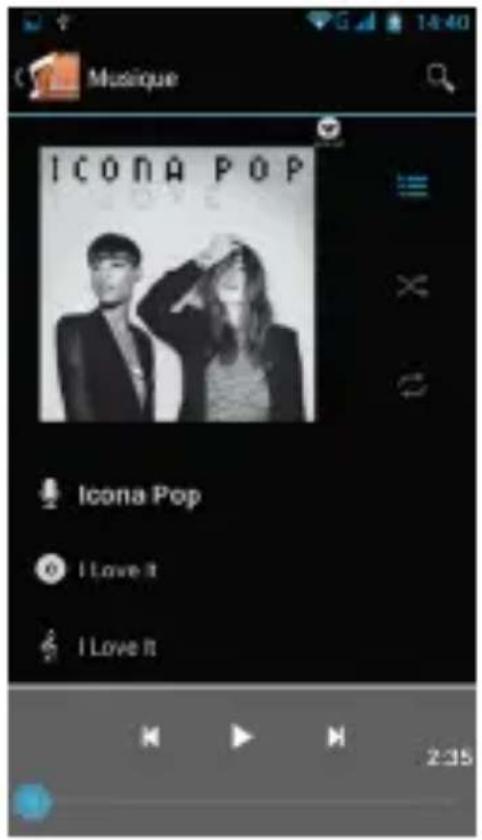 Infinix Race Bolt Q - Ecouter de la musique - 2