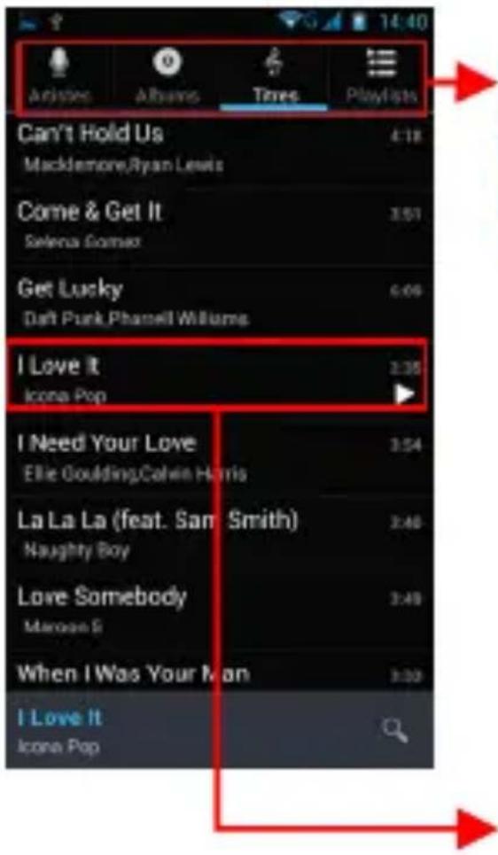 Actions Albums Times Playlists Can't Hold Us Macklemore,Ryan Lewis Come & Get It Selena Gomez Get Lucky Daft Punk,Phanell Williams I Love It Icons Pop I Need Your Love Elie Goulding,Cohen Harris La La La (feat. Sam Smith) Naughty Boy Love Somebody Manoos S When I Was Your Man I Love It Icons Pop