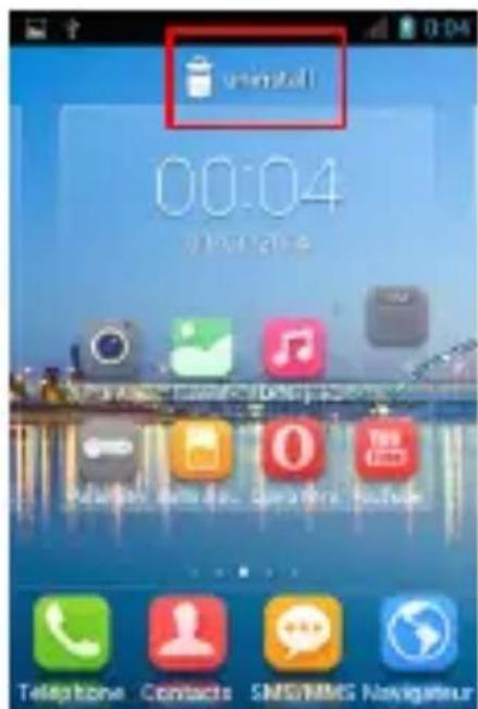 Infinix Surf Smart 2 - Réorganiser ou enlever des widgets et des icônes sur l'écran d'accueil - 1