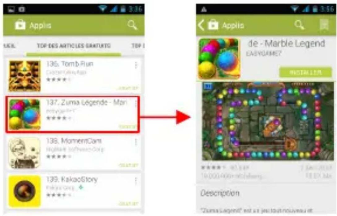 Appis UKL TOP DES ARTICLES GRATUATS TOP 1 136. Tomb Run Gloerful Run ★★★★★ 137. Zuma Légende - Man notyagat ★★★★★ 138. MomentCam Nogale software ★★★★★ 139. KakaoStory Pakayang ★★★★★ Appis de - Marble Legend EASYGAME? NESTRA LEI Description "Zuma Legend" est à jeu tout nouveau et