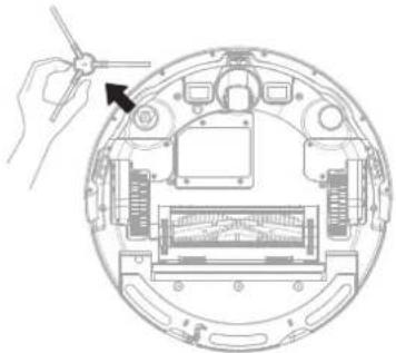 Prosenic Q8 Max - Nettoyez la brosse latérale - 1