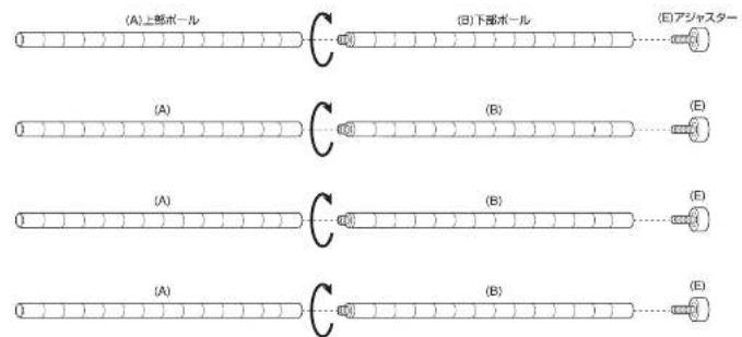 Yamazen ICM-15875J - 組み立て方法 - 1