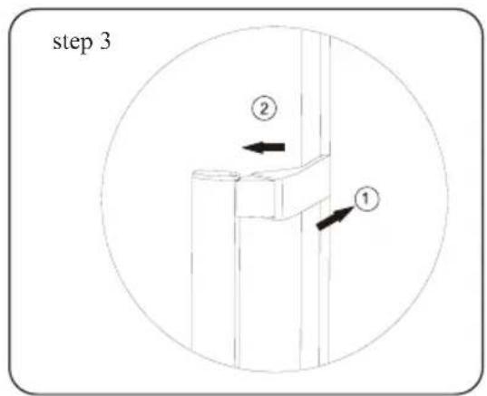 Kernau KFUF 18163 NF IX R - EASY OPEN HANDLE INSTALLATION - 3