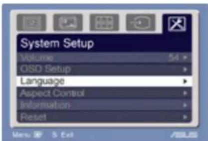 ASUS VK192D - System Setup - 1