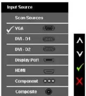 DELL U2410 - Using the Front Panel - 3