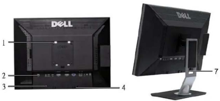 DELL U2410 - Back View - 1