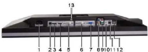 DELL U2410 - Bottom View - 2