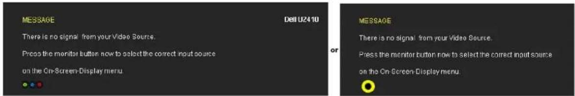 DELL U2410 - OSD Warning Messages - 7
