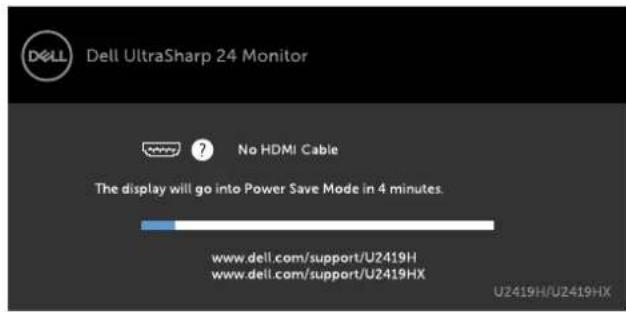 DELL U2419H - OSD Warning Messages - 12