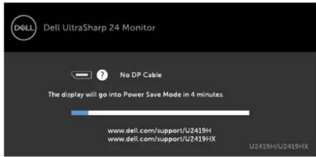 DELL U2419H - OSD Warning Messages - 10