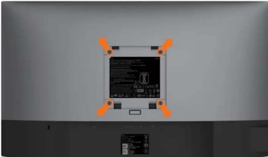 DELL U2419H - Wall Mounting (Optional) - 1