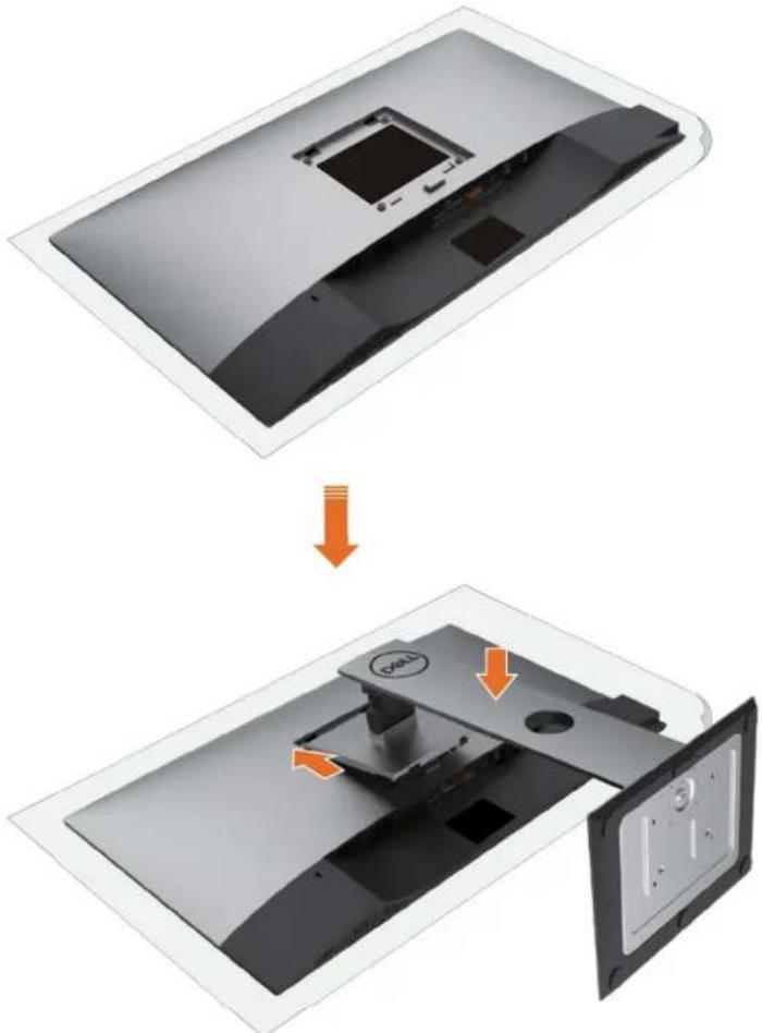 DELL U2419H - Attaching the Stand - 5
