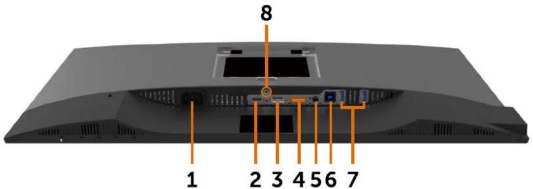 DELL U2419H - Bottom View - 1