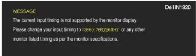 DELL IN1920 - OSD Messages - 2