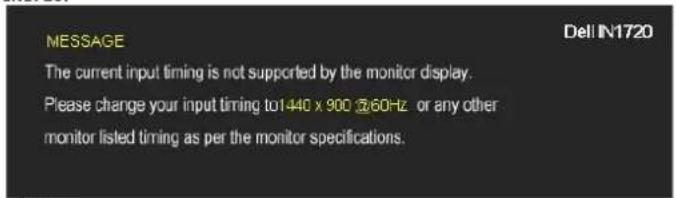DELL IN1920 - OSD Messages - 1