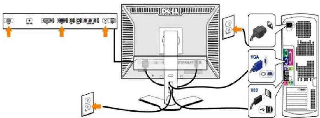 DELL 2407WFP - Connecting Your Monitor - 2