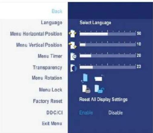 DELL 2407WFP - Accessing the Menu System - 22