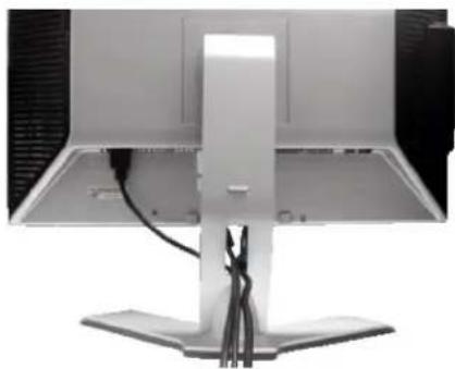 DELL 2407WFP - Organizing Your Cables - 1