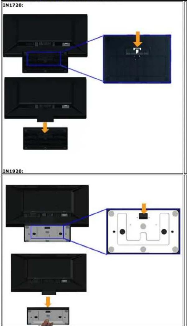 DELL IN1720 - Connecting the Blue VGA Cable - 3