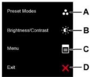 DELL IN1720 - Using the Front Panel Controls - 1