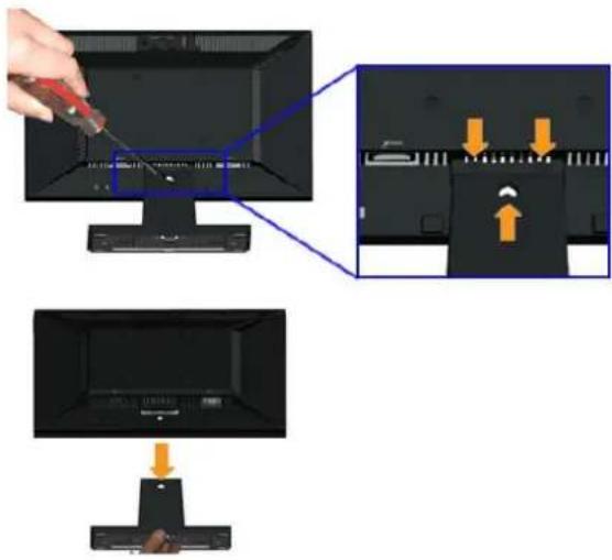DELL IN1720 - Connecting the Blue VGA Cable - 7