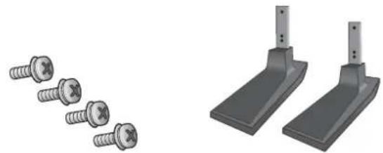 HP LD4710 - Installing the stand (sold separately) - 2
