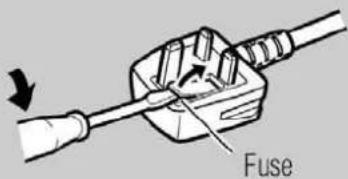 JVC GD-W232 - How to replace the fuse - 1