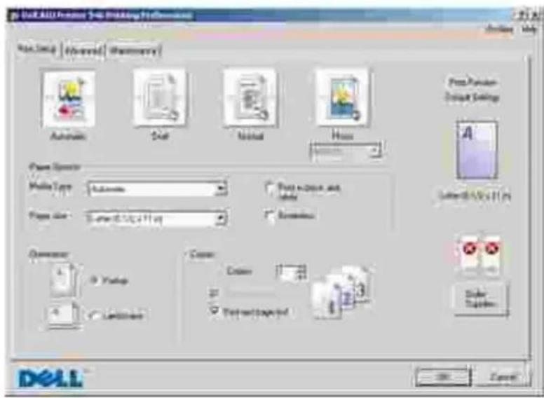 DELL 946 - Using Printing Preferences - 1