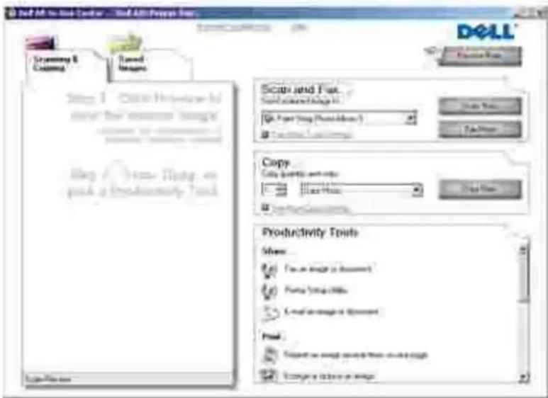 DELL 946 - Using the Dell All-In-One Center - 1