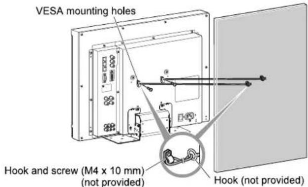JVC DT-R24L41D - Fixing the monitor - 1
